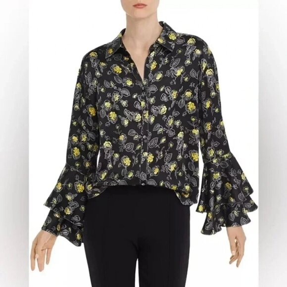 Cinq à SeptKirby Floral Silk Top medium - Picture 3 of 12